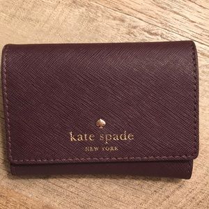 Kate Spade Eggplant Wristlet Wallet